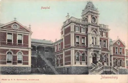Südafrika Johannesburg Krankenhaus Vintage Postkarte