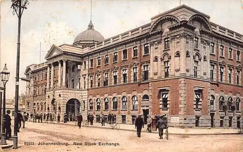 Südafrika Johannesburg Neue Börse Fahrräder Vintage Postkarte