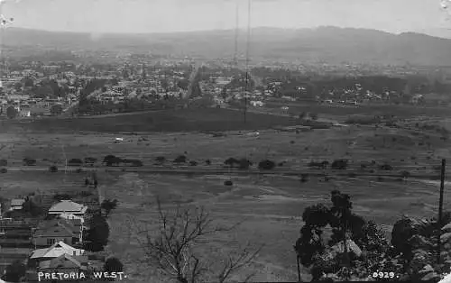 Südafrika Pretoria West View Vintage Postkarte