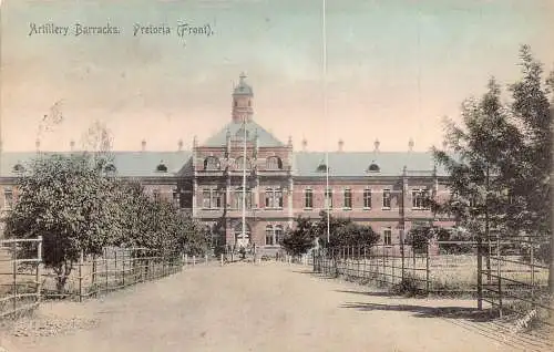 Südafrika Artillerie Kaserne Pretoria Front Vintage Postkarte