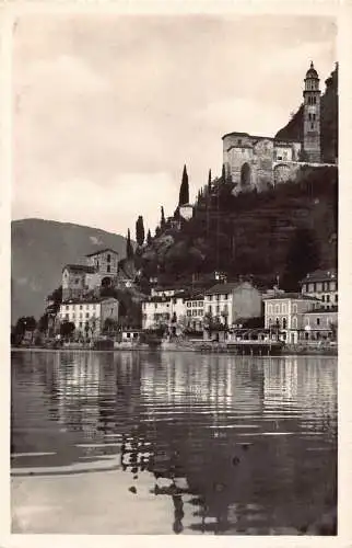 Schweiz Morcote Lago di Lugano Vintage Postkarte