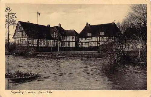 Deutschland Steyerberg i Hann Kreisschule Schule Postkarte
