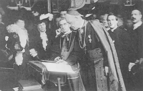 England Legat & Erzbischof von Westminster Religiöse Prozession London Postkarte