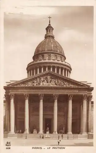 C086 Frankreich Paris Le Pantheon Vintage Postkarte