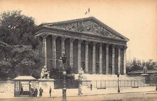 C089 Frankreich Paris La Chambre des Deputes Vintage Postkarte