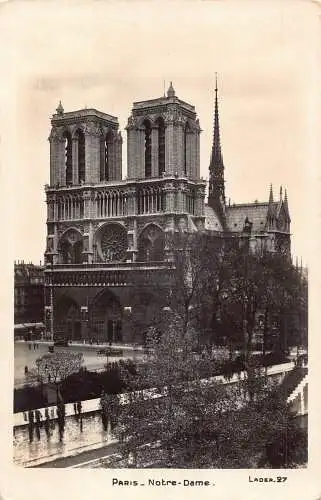 C088 Frankreich Paris Notre Dame Vintage Postkarte