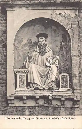 C084 Italien Siena Monteoliveto Maggiore Vintage Postkarte