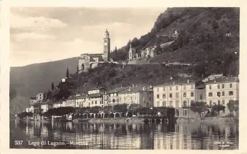 C078 Italien Lago di Lugano Marcote RPPC Vintage Postkarte
