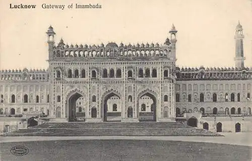 A997 Indien Lucknow Gateway of Imambada Vintage Postkarte