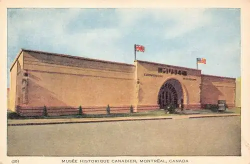 A990 Kanada Montreal Musee Historique Canadien Vintage Postkarte