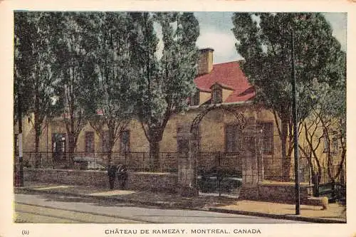 A990 Kanada Montreal Chateau de Ramezay Vintage Postkarte