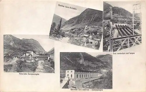 B001 Schweiz Centrale Idro Elettrica Campocologno Industriepostkarte