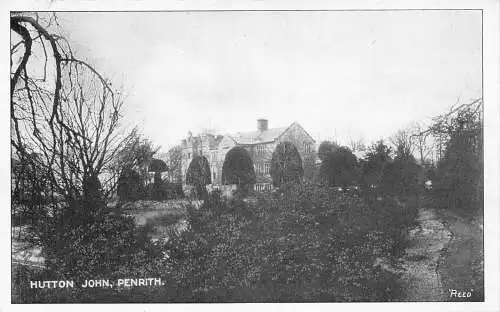 B007 England Hutton John Penrith Vintage Postkarte