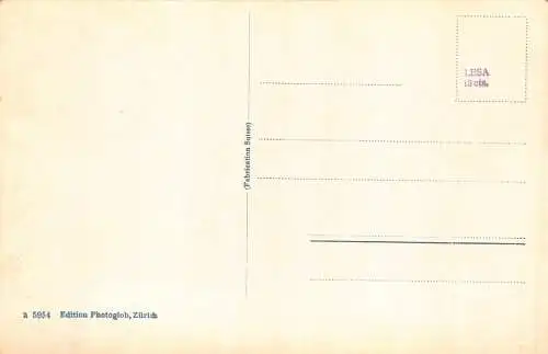 Schweiz Bluemlisalp Gipfel 3669m Vintage Postkarte