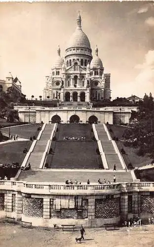 C086 Frankreich Paris Basilique du Sacre-Coeur Vintage Postkarte