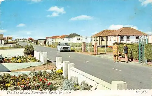 B007 England 1972 The Bungalows Faversham Road Seasalter Vintage Postkarte