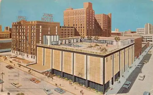 B020 US Jung Hotel New Orleans Louisiana Vintage Postkarte