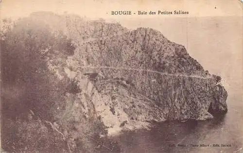 B014 Algerien Bougie Baie des Petites Salines Vintage Postkarte