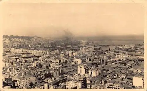 B014 Algerien Algier Gesamtansicht RPPC Vintage Postkarte