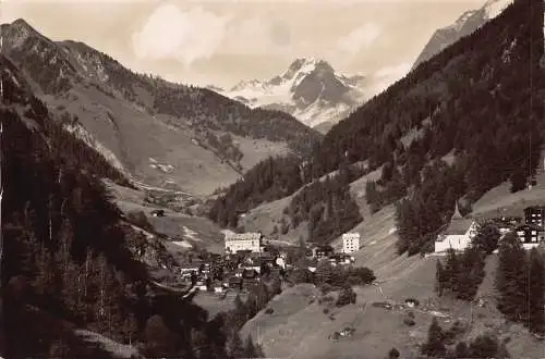 Schweiz Binn mit Ofenhorn Hotel Ofernhorn RPPC Vintage Postkarte