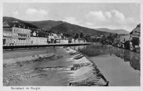 B022 Deutschland Gernsbach im Murgtal Vintage Postkarten