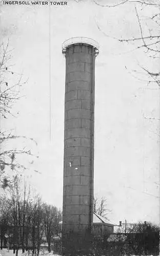 B020 Kanada Ingersoll Wasserturm Vintage Postkarte