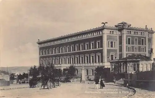 B015 Türkei Konstantinopel Botschafter allemande a Pera Botschafter Istanbul Postkarte