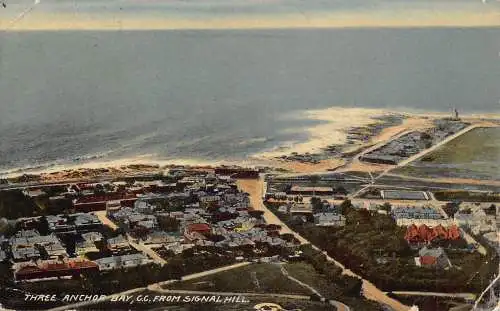 Südafrika 1912 Kapstadt Drei Ankerbucht von Signal Hill Postkarte