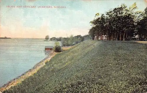 Kanada 1911 Grove and Officers Quarters Niagara Vintage Postkarte