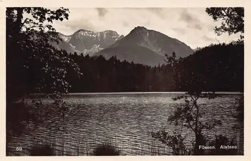 Österreich Füssen Alatsee RPPC Vintage Postkarte