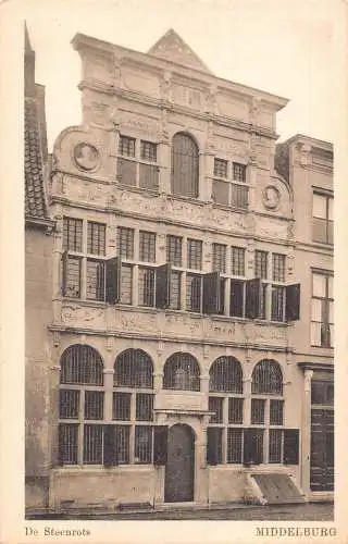 Niederlande Middelburg De Steenrots Vintage Postkarte