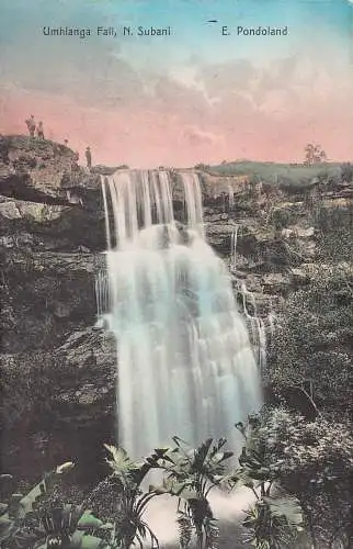 B023 Südafrika Umhlanga Fall N Subani E Pondoland Vintage Postkarte