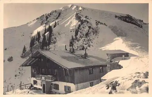 L323 Deutschland 1954 Wallberghaus Schneeberge Vintage Postkarte