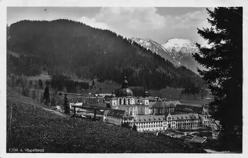 L324 Deutschland Ettal v Vogelherd Panoramablick Vintage Postkarte