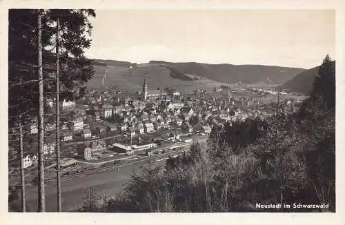 L323 Deutschland 1931 Neustadt im Schwarzwald Vintage Postkarte