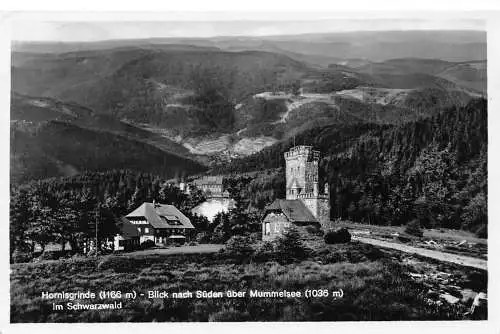 L320 Deutschland 1941 Hornisgringe Süden über Mummelsee im Schwarzwald Postkarte