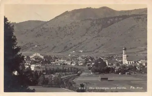 L320 Deutschland 1927 Oberammergau und Hoernle Vintage Postkarte