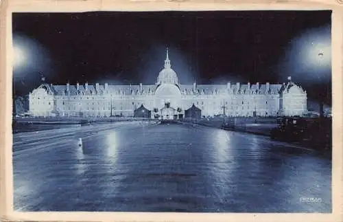 C090 Frankreich Paris Iluminations des Invalides Jacopozzi 1932 alte Postkarte