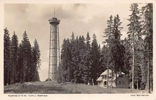 L320 Deutschland Hochfirst 1172 Turm u Rasthausturm Schwarzwald Vintage Postkarte