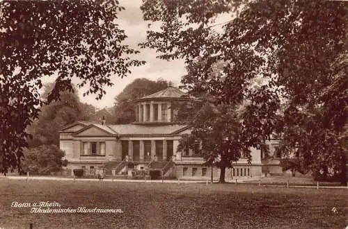 L173 Deutschland Bonn am Rhein Akademisches Kunstmuseum RPPC Vintage Postkarte