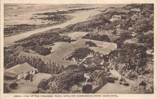 B023 Südafrika Luftaufnahme Umhlanga Rocks Hotel Nordküste Natal Postkarte