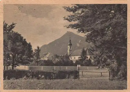A080 Deutschland 1950 Karmelitenkloster Reisach Kreuzgang Gegen Kranzhorn Postkarte