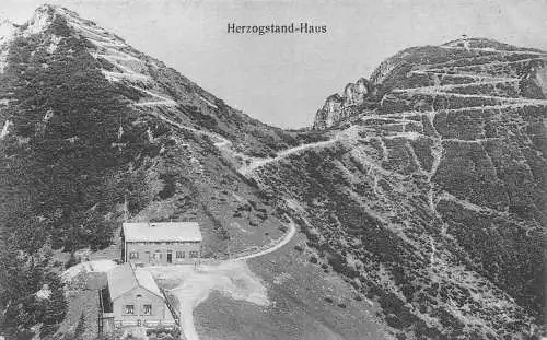 A078 Deutschland 1919 Herzogstand-Haus Haus Berg Vintage Postkarte