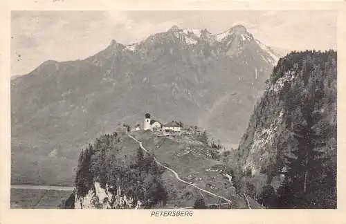 A076 Deutschland 1917 Petersberg Berghäuser Postkarte