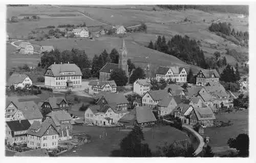 L173 Deutschland Baiersbronn Kleines Dorf Vintage Postkarte