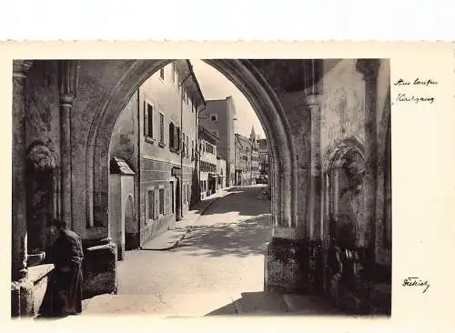 L173 Italien Brixen Brixen Aus Laupen Kirchgang Vintage Postkarte