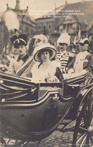 L074 Deutschland Prinz Ernst August Herzog Braunschweig Lüneburg Prinzessin Luise Postkarte