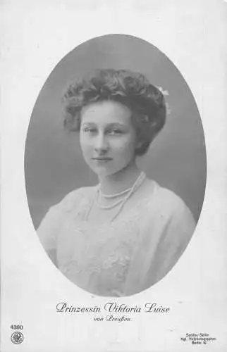 L074 Deutsches Königsprinzessin Viktoria Luise von Preußen Postkarte