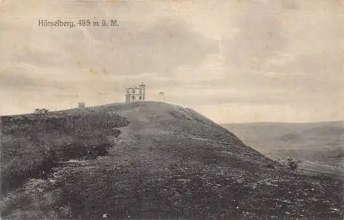 L052 Deutschland Hoerselberg 485m Feld Vintage Postkarte