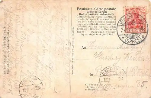 L010 Deutschland 1907 Fürstenwalde Hundekehlensee Vintage Postkarte